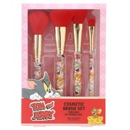 Mad Beauty Tom & Jerry Cosmetic Brush Set 4 бр