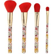 Mad Beauty Tom & Jerry Cosmetic Brush Set 4 бр