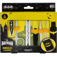 Mad Beauty Batman Manicure Set 1 бр - Комплект за грижа за горни крайници с дизайнерски дизайн и елегантен калъф Mad Beauty Batman Manicure Set 1 бр - Комплект за грижа за горни крайници с дизайнерски дизайн и елегантен калъф