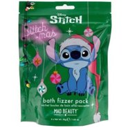 Mad Beauty Stitchmas Bath Fizzer Pack 6x30g - Соли за вана с аромат на ружа за празниците Mad Beauty Stitchmas Bath Fizzer Pack 6x30g - Соли за вана с аромат на ружа за празниците