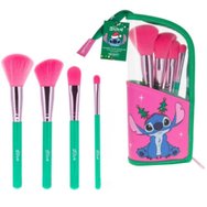 Mad Beauty Promo Stitchmas Cosmetic Brush & Bag 4 бр & Подарък торбичка 1 бр