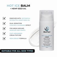 AliaMed Hot Ice Balm & Hemp Балсам с Масло от Коноп за Охлаждащо & Загряващо Действие около Мускулите & Ставите Идеален за Спортисти 100ml AliaMed Hot Ice Balm & Hemp Балсам с Масло от Коноп за Охлаждащо & Загряващо Действие около Мускулите & Ставите Идеален за Спортисти 100ml