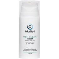 AliaMed MSM Cream & Hemp Успокояващ, релаксиращ крем с MSM, хондроитин, глюкозамин & масло от коноп за облекчаване на болката в уморени мускули & стави 100ml AliaMed MSM Cream & Hemp Успокояващ, релаксиращ крем с MSM, хондроитин, глюкозамин & масло от коноп за облекчаване на болката в уморени мускули & стави 100ml