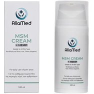 AliaMed MSM Cream & Hemp Успокояващ, релаксиращ крем с MSM, хондроитин, глюкозамин & масло от коноп за облекчаване на болката в уморени мускули & стави 100ml AliaMed MSM Cream & Hemp Успокояващ, релаксиращ крем с MSM, хондроитин, глюкозамин & масло от коноп за облекчаване на болката в уморени мускули & стави 100ml