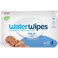 WaterWipes Baby Wipes 0m+, 240 бр (4x60 бр) WaterWipes Baby Wipes 0m+, 240 бр (4x60 бр)