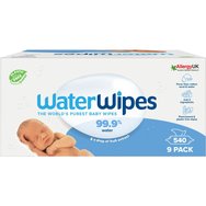 WaterWipes Baby Wipes 0m+, 540 бр (9x60 бр) WaterWipes Baby Wipes 0m+, 540 бр (9x60 бр)