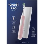 Oral-B Pro Series 1 Electric Toothbrush with Travel Case 1 брой - Розов