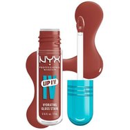 Nyx Professional Makeup Lip Iv Hydrating Gloss Stain 12-часов хидратиращ крем за устни с богат блясък и интензивен цвят 5ml - 18 Drippin' Nude