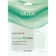 Kocostar Cica Fit & Centella Asiatica Water Hydrogel Melt Mask Хидратираща Маска за Лице за Грижа за Чувствителна Кожа 25ml