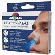 Master Aid Cerotto Nasal Strip 56x17mm 30 бр - Назална лента за подобряване на дишането и намаляване на хъркането