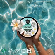 Organic Shop Pre-Sun Care Paradise Found Coco & Majestic Monoi Body Scrub Хидратиращ скраб за тяло с екзотичен аромат на кокос и моной 300ml 