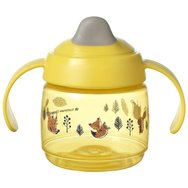 Tommee Tippee Superstar Bacshield Weaning Sippee Cup 4m+ Образователна пластмасова чаша с чучур за малки деца 190ml