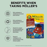 Moller’s Omega-3 Kids Fish Cola 36 Softgels