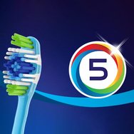 Oral-B Complete 5 Way Clean Medium Toothbrush 40mm Лилаво - Лилаво 2 бр