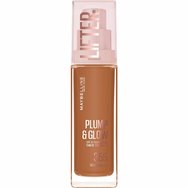 Maybelline Lifter Plump & Glow Spf15 Foundation Хидратиращ фон дьо тен със средна защита, 2% ниацинамид и хиалуронова киселина за плътен и сияен вид през целия ден 30ml - 355 Maybelline Lifter Plump & Glow Spf15 Foundation Хидратиращ фон дьо тен със средна защита, 2% ниацинамид и хиалуронова киселина за плътен и сияен вид през целия ден 30ml - 355