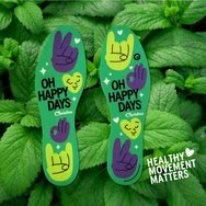 Christou Oh Happy Days Kids Fresh Deodorishing Comfort Insoles Зелен 1 Чифт, Код CH-077 - No 30 / 37