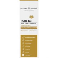 Natural Doctor Pure Vitamin D3 Drops хранителна добавка с витамин D3 в течна форма за прием за подпомагане на имунната система и здравето на костите и зъбите с вкус на портокал 30ml Natural Doctor Pure Vitamin D3 Drops хранителна добавка с витамин D3 в течна форма за прием за подпомагане на имунната система и здравето на костите и зъбите с вкус на портокал 30ml