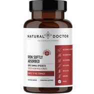Natural Doctor Iron Softly Absorbed Добавка с двугликатен желязо, нежно за стомаха, за покриване на недостиг и енергия срещу умора и изтощение 90veg.caps Natural Doctor Iron Softly Absorbed Добавка с двугликатен желязо, нежно за стомаха, за покриване на недостиг и енергия срещу умора и изтощение 90veg.caps