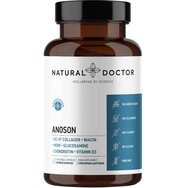 Natural Doctor Anoson хранителна добавка с UC-II, MSM, глюкозамин и витамин B3 за поддържане здравето на ставите и хрущяла с противовъзпалителни и антиоксидантни свойства 60 veg.caps Natural Doctor Anoson хранителна добавка с UC-II, MSM, глюкозамин и витамин B3 за поддържане здравето на ставите и хрущяла с противовъзпалителни и антиоксидантни свойства 60 veg.caps