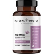 Natural Doctor Nicotinamide Добавка с витамин B3 като Ниацин амид за подкрепа на метаболизма на въглехидратите и мазнините, здравето на нервната система и намаляване на мазнините при акне 90veg.caps Natural Doctor Nicotinamide Добавка с витамин B3 като Ниацин амид за подкрепа на метаболизма на въглехидратите и мазнините, здравето на нервната система и намаляване на мазнините при акне 90veg.caps