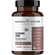 Natural Doctor Glutamine Sport Добавка с аминокиселината глутамина от високо качество за възстановяване на мускулите след физическо изтощение, интензивни тренировки или стресови периоди 120 вег. капс Natural Doctor Glutamine Sport Добавка с аминокиселината глутамина от високо качество за възстановяване на мускулите след физическо изтощение, интензивни тренировки или стресови периоди 120 вег. капс