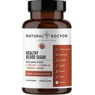 Natural Doctor Healthy Blood Sugar Хранителна добавка с кора от канела, алфа липоева киселина (ALA), витамини, минерали & аминокиселини за поддържане на нормални нива на глюкоза в кръвта 90veg.caps Natural Doctor Healthy Blood Sugar Хранителна добавка с кора от канела, алфа липоева киселина (ALA), витамини, минерали & аминокиселини за поддържане на нормални нива на глюкоза в кръвта 90veg.caps