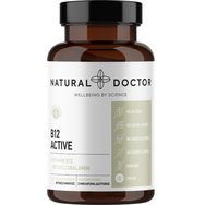 Natural Doctor B12 Active 120veg.caps - Хранителна Добавка с Витамин B12 за Нормалното Функциониране на Нервната Система Срещу Умора & Изтощение Natural Doctor B12 Active 120veg.caps - Хранителна Добавка с Витамин B12 за Нормалното Функциониране на Нервната Система Срещу Умора & Изтощение