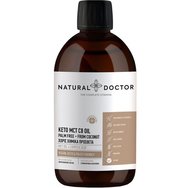 Natural Doctor Keto MCT C8 Oil Хранителна добавка с чисто масло от средноверижни триглицериди (MCT) от кокосово масло за активиране на процеса на кетоза в организма без вкус 500ml Natural Doctor Keto MCT C8 Oil Хранителна добавка с чисто масло от средноверижни триглицериди (MCT) от кокосово масло за активиране на процеса на кетоза в организма без вкус 500ml