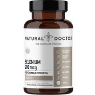 Natural Doctor Selenium 200 mcg Хранителна добавка с органичен селен за нормалната функция на щитовидната жлеза, & Здрава коса & Нокти 60veg.caps Natural Doctor Selenium 200 mcg Хранителна добавка с органичен селен за нормалната функция на щитовидната жлеза, & Здрава коса & Нокти 60veg.caps