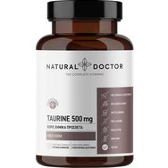 Natural Doctor Taurine 500mg Добавка с аминокиселината таурин за подкрепа на сърдечно-съдовата система и енергия 120 веган капсули Natural Doctor Taurine 500mg Добавка с аминокиселината таурин за подкрепа на сърдечно-съдовата система и енергия 120 веган капсули