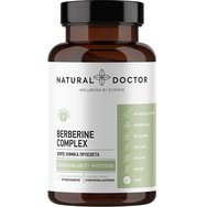Natural Doctor Berberine Complex 60veg.caps - Хранителна добавка с екстракт от берберин и фитозомален берберин за подпомагане на метаболитното здраве, подобряване на липидния профил и по-ефективно управление на теглото