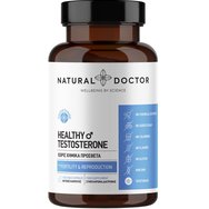 Natural Doctor Healthy Testosterone Хранителна добавка с растителни екстракти, минерали, аминокиселини & витамини за подпомагане на мъжката плодовитост и поддържане на нормални нива на тестостерон в кръвта 60veg.caps