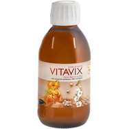 Vitavix For the Throat & Cough Kids Syrup Хранителна добавка под формата на сироп за деца от 3 години с билков екстракт,витамин C,мед & цинк за облекчаване на кашлицата,подкрепа на имунитета & успокояване на раздразненото гърло, вкус ванилия Vitavix For the Throat & Cough Kids Syrup Хранителна добавка под формата на сироп за деца от 3 години с билков екстракт,витамин C,мед & цинк за облекчаване на кашлицата,подкрепа на имунитета & успокояване на раздразненото гърло, вкус ванилия