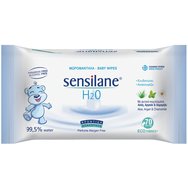 Sidifresh Sensilane H2O Baby Wipes 70 бр - Бебешки кърпички с екстракти от алое, арган и лайка