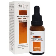 Sostar Mornin' Glow Vitamin C Booster 30 ml - Антиоксидантен серум за лице за незабавен блясък и равномерно лице Sostar Mornin' Glow Vitamin C Booster 30 ml - Антиоксидантен серум за лице за незабавен блясък и равномерно лице