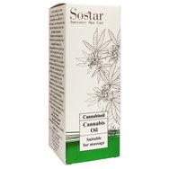 Sostar Cannabis Oil Масажно олио с масло от органичен коноп, арника, розмарин и лавандула 125ml Sostar Cannabis Oil Масажно олио с масло от органичен коноп, арника, розмарин и лавандула 125ml