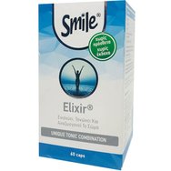 Smile Elixir Хранителна добавка с коластра, екстракт от ларва на търтей, ферментирала комбуча с цветен прашец и аминокиселини с мощни антиоксидантни свойства, която укрепва, стимулира и ревитализира тялото и духа. 60caps Smile Elixir Хранителна добавка с коластра, екстракт от ларва на търтей, ферментирала комбуча с цветен прашец и аминокиселини с мощни антиоксидантни свойства, която укрепва, стимулира и ревитализира тялото и духа. 60caps