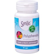 Smile Polyphenols Хранителна добавка с екстракт от плодове и зеленчуци, богата на полифеноли с мощни антиоксидантни свойства 30caps