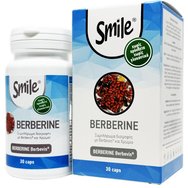 Smile Berberine Хранителна добавка с берберин, хром и магнезий за подпомагане на метаболитното здраве, подобряване на липидния профил и по-ефективен контрол на теглото 30 капсули Smile Berberine Хранителна добавка с берберин, хром и магнезий за подпомагане на метаболитното здраве, подобряване на липидния профил и по-ефективен контрол на теглото 30 капсули