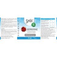Smile Berberine Хранителна добавка с берберин, хром и магнезий за подпомагане на метаболитното здраве, подобряване на липидния профил и по-ефективен контрол на теглото 30 капсули Smile Berberine Хранителна добавка с берберин, хром и магнезий за подпомагане на метаболитното здраве, подобряване на липидния профил и по-ефективен контрол на теглото 30 капсули