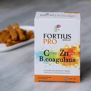 Geoplan Fortius Pro Vitamin C, Zinc & Probiotics Хранителна добавка с Витамин C, Цинк & Пробиотици за Подсилване & Баланс на Имунната Система 60Disp.tabs