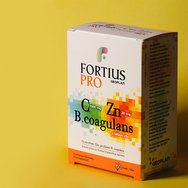 Geoplan Fortius Pro Vitamin C, Zinc & Probiotics Хранителна добавка с Витамин C, Цинк & Пробиотици за Подсилване & Баланс на Имунната Система 60Disp.tabs
