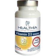 Healthia Vitamin D3 5000IU 30caps Healthia Vitamin D3 5000IU 30caps
