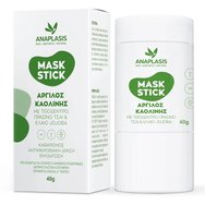 Anaplasis Cleansing Anti-Microbial Action Nourishing Kaolin Clay Tea Tree Oil, Green Tea & Jojoba Oil Mask Stick 40g