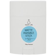Youth Lab Matte Invisible Spf50 Stick 20g - Водоустойчив прозрачен слънцезащитен стик за лице с висока защита и матово покритие