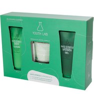 Youth Lab Promo Anti-Stress Blooming Garden Body Lotion 200ml & Shower Gel 200ml & Подарък Ароматна свещ за помещение