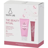 Youth Lab Promo Intensive Moisturizing For Dry & Chapped Skin Hand Cream 50ml & Lip Plump Instant Smoothing & Nourishing Lip Care 10ml - Apple Kiss