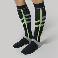 Christou Gratuated Compression Sport Socks 18-22mm Hg CH-016 Black 1 чифт