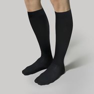 Christou Gratuated Compression Knee - High Cotton Socks for Men CH-017 Black 1 чифт