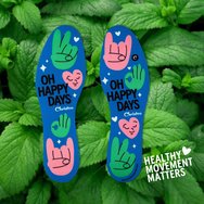 Christou Oh Happy Days Kids Fresh Deodorishing Comfort Insoles Син 1 чифт, код CH-073 - № 23 / 29